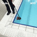 This photo shows the MotorScrubber MS200 cleaning a pool. The MotorScrubber Jet 3 is a versatile cleaning machine.