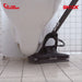 The MotorScrubber cleans hard to reach areas like next to toilers.