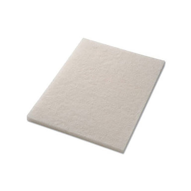 Viper White Scrubbing Pad, Rectangular, 14 X 28 ", Case of 5 pcs.