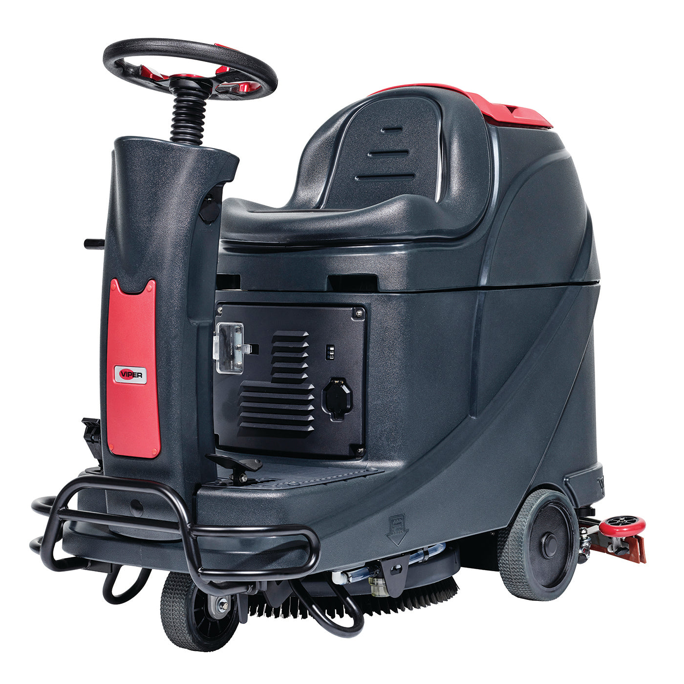 Viper Rider Floor Scrubber AS530R 56385073 20 Inch 19 Gallon With Pad Holder And Brush Agm Batteries