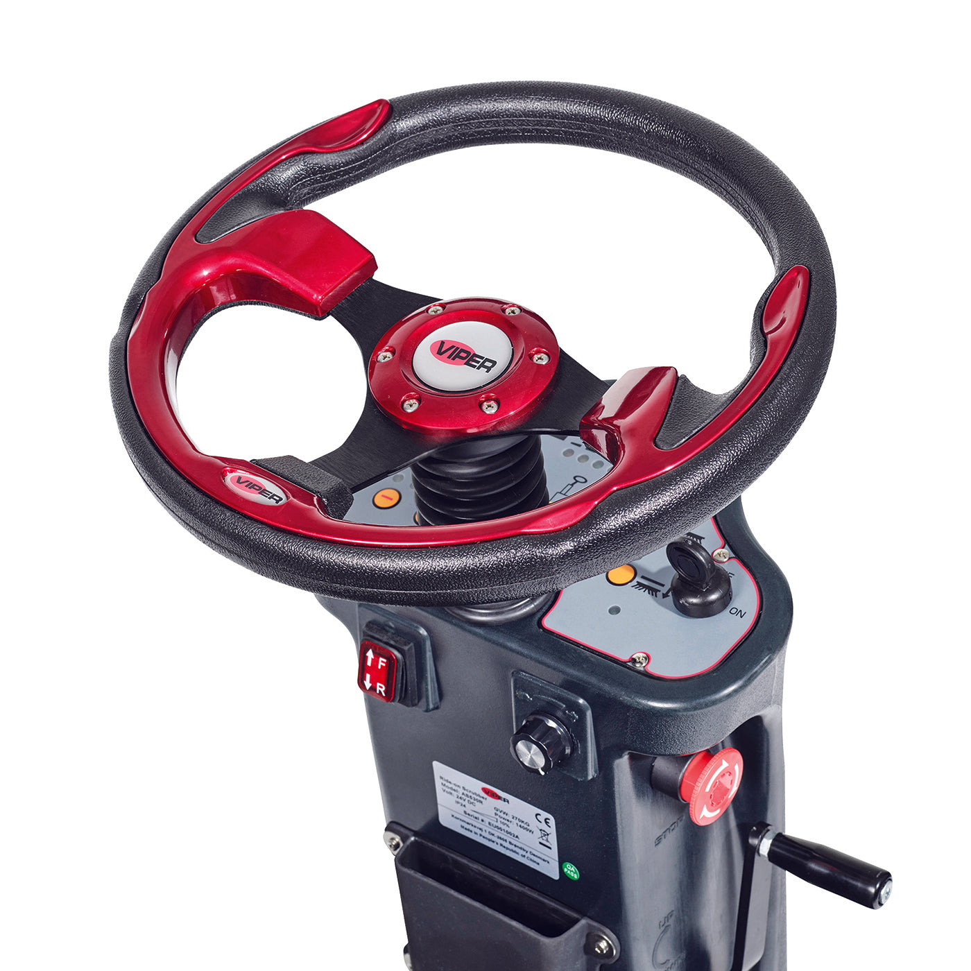 Viper Ride On Floor Scrubber Machine AS530R 20 Inch Steering wheel