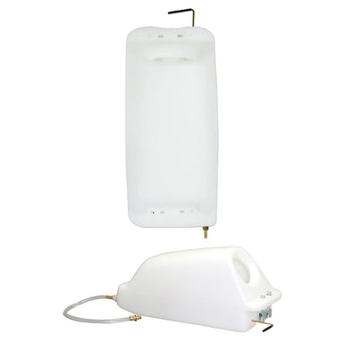 Sandia 4 Gallon Solution Tank with Super-Drain Valve - Standard White