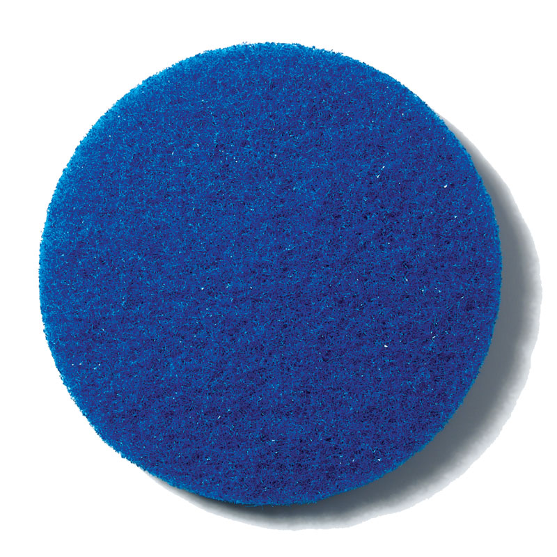 Motor Scrubber MS1068 Heavy-Duty Scrubbing Pads - Blue - 10 Pack