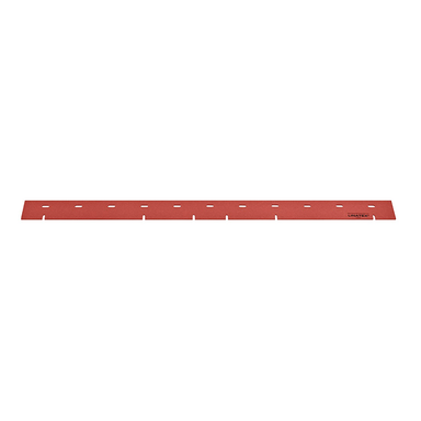 Viper 46" Squeegee Blade, Linatex, RED, Rear