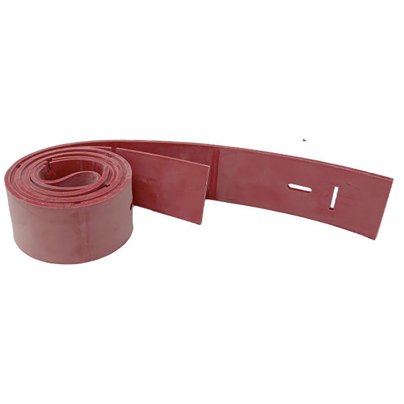 Viper 37" Squeegee Blade, Linatex, RED, Rear