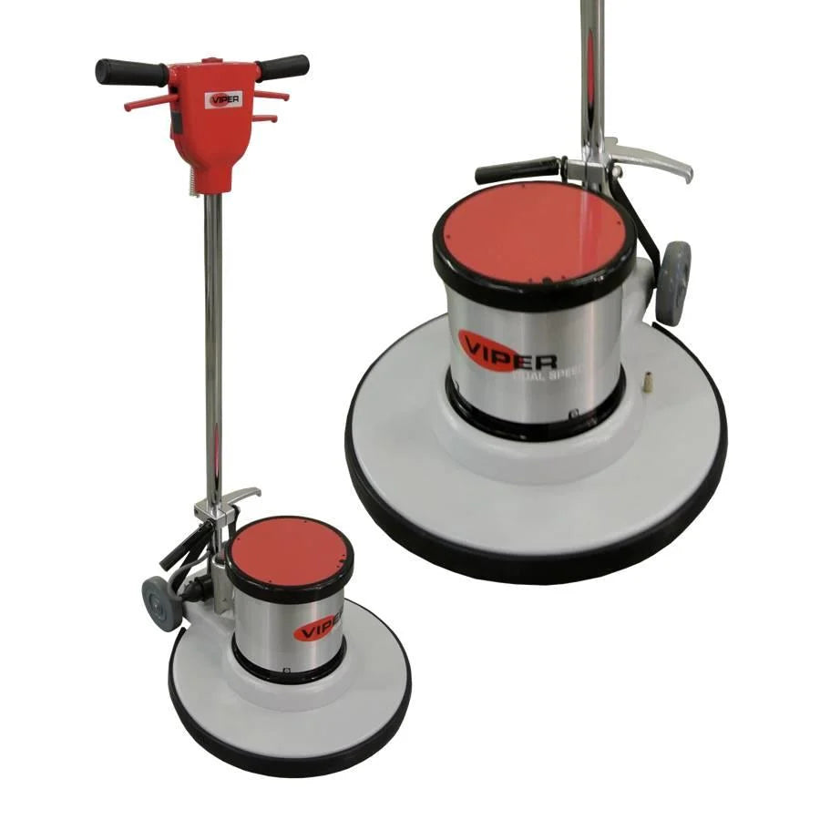 Viper 20", 330/185 RPM, Dual-Speed Buffer, 1.5 HP, Pad Holder, All-Metal Construction