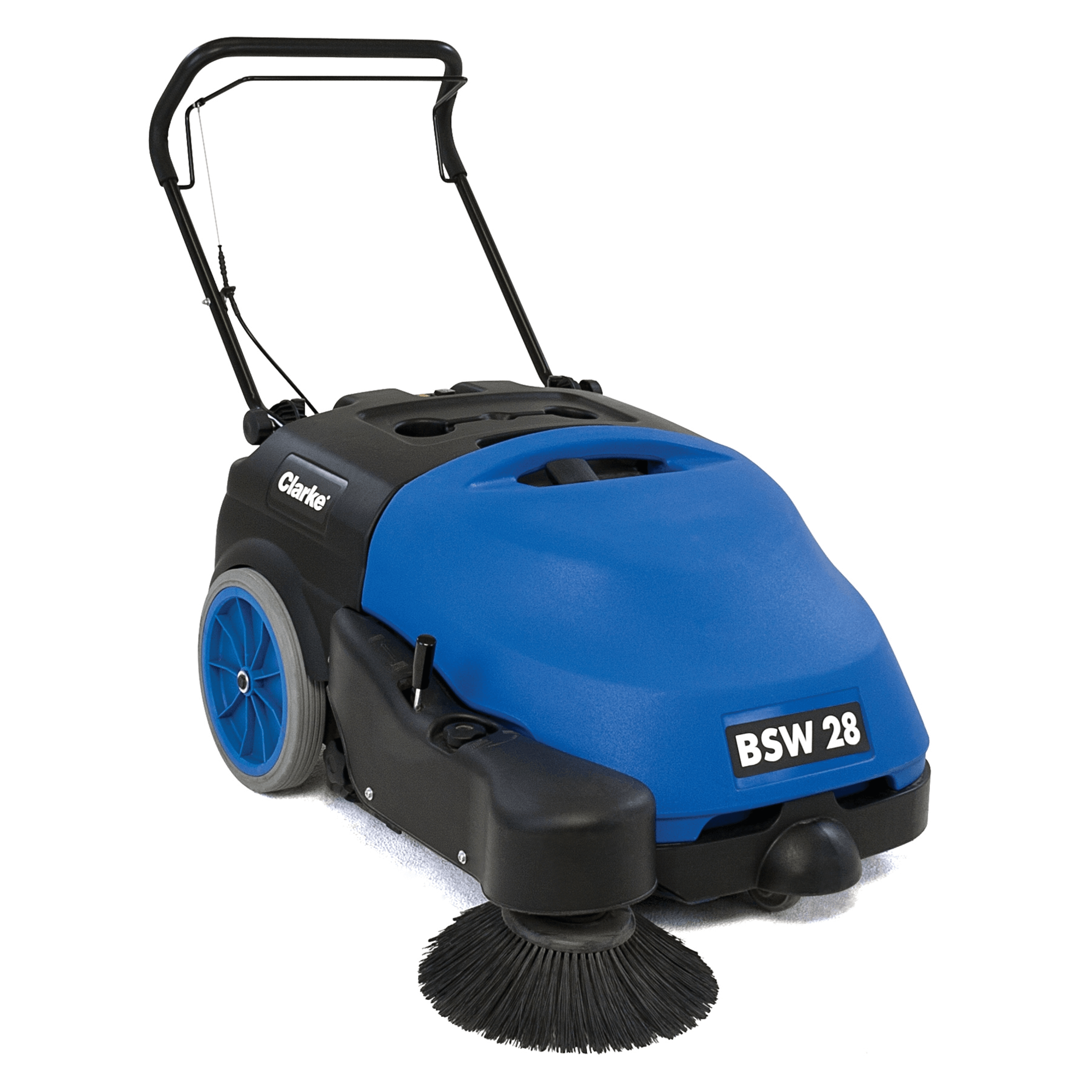 Clarke BSW 28B Sweeper - Efficient cleaning solution for various floor surfaces, designed for commercial and industrial use.