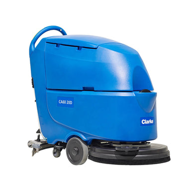 Clarke CA60 20D 20" AGM Cordless Walk Behind Disc Floor Scrubber - Professional-grade floor cleaning equipment for commercial use.