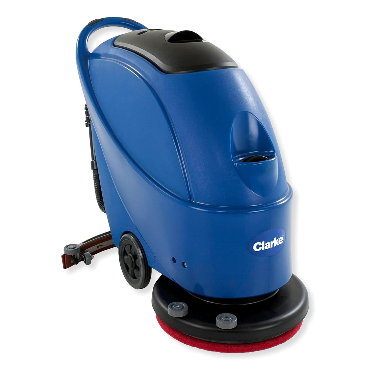 Clarke 56384776 CA30 20B 20" Cordless Walk Behind Disc Floor Scrubber - Professional-grade floor cleaning equipment for efficient scrubbing.