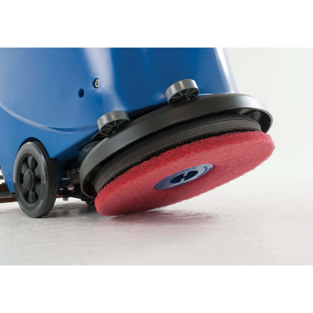 Professional-grade Clarke CLARKE430C 17" Corded Walk Behind Disc Floor Scrubber - 13.2 Gallon: Powerful floor cleaning equipment for efficient and thorough cleaning.