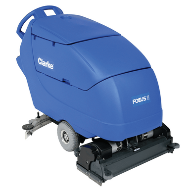 Clarke Cordless Walk Behind Floor Scrubber - Advanced cleaning solution with a 28-inch width and chemical-free operation.