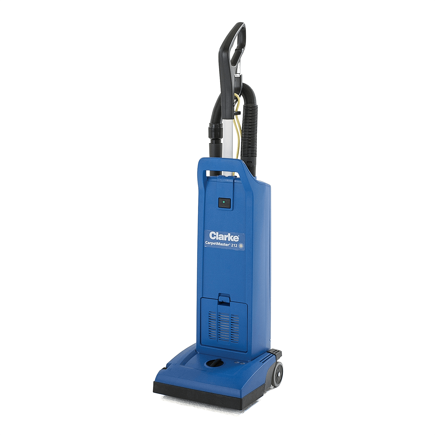 Professional-grade Clarke CarpetMaster 212 Dual Motor Upright Vacuum - Efficient cleaning for carpets and floors.