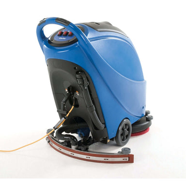 Professional-grade Clarke CLARKE430C 17" Corded Walk Behind Disc Floor Scrubber - 13.2 Gallon: Powerful floor cleaning equipment for efficient and thorough cleaning.